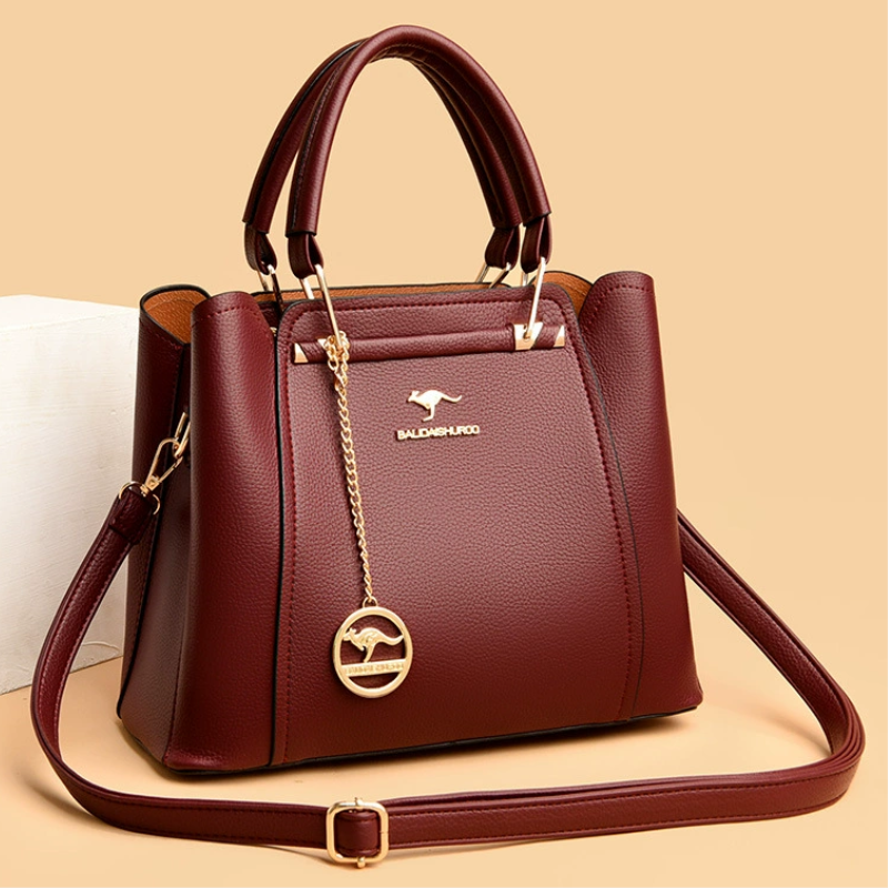 Bolsa de Ombro Feminina de Couro Legítimo