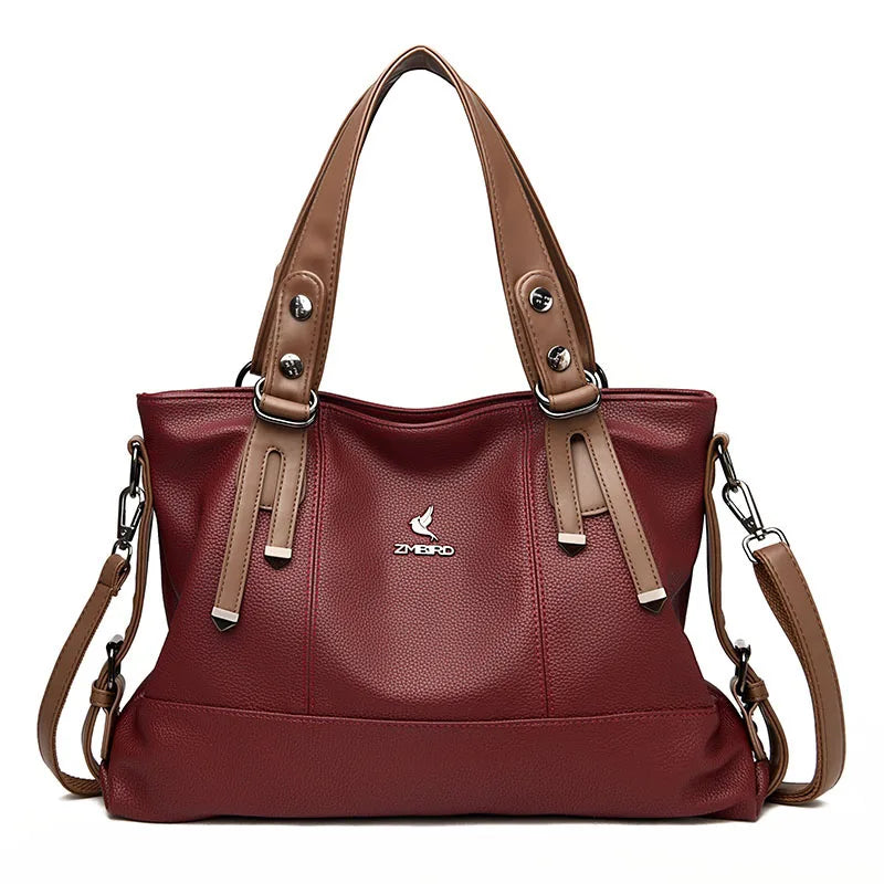 Bolsa Feminina Grande de Couro