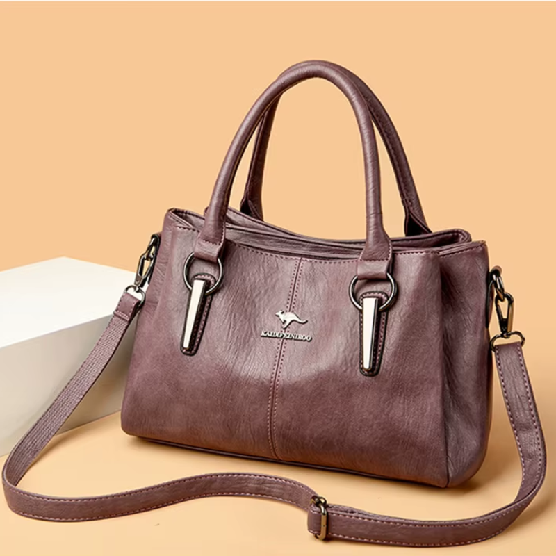 Bolsa de Ombro Feminina de Couro Legítimo