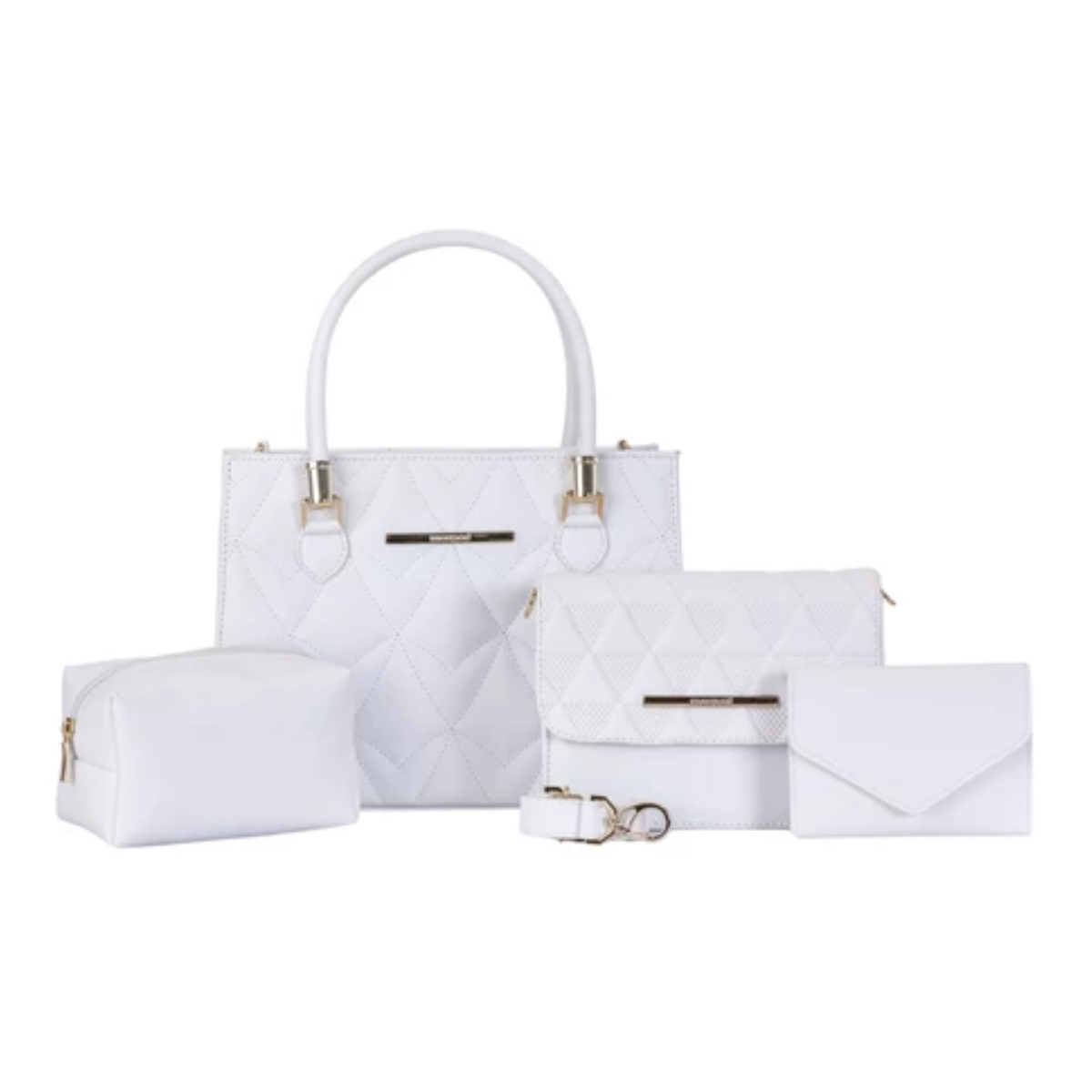 Kit Bolsa Feminina de Couro Legítimo Celina