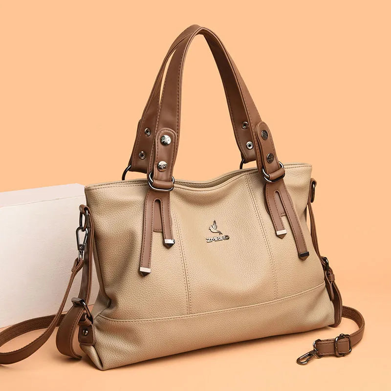 Bolsa Feminina Grande de Couro